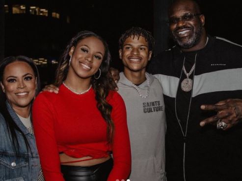 Shaunie O’Neal with her ex-husband Shaquille O’Neal and kids 